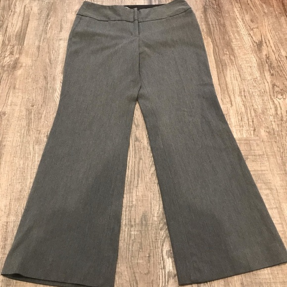 Express Pants - Express Editor Grey Trousers Sz 8
